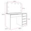 Rouven Dressing Table with Mirror