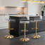 Ensemble de 3 tabourets de bar transparents, tabourets de bar pivotants réglables en acrylique, chaises de bar modernes pour la cuisine, la salle à manger, or-1058112048-1064805083