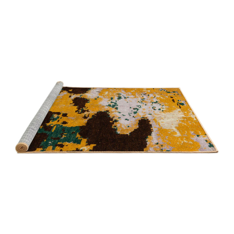 Abstract Indoor Rug, Round 4'