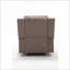 Fauteuils inclinables | Fauteuil inclinable manuel moderne | Compact 32,7 po de largeur | Similicuir noyer brun
