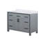 Bath Vanity 48 in. W x 22 in. D, with Cultured Marble Top-484018046