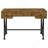 Rustic Nutmeg 2-Piece Computer Desk And Bookcase