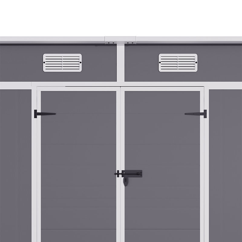6 ft W x 4  ft D  Plastic Storage Shed