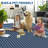 Washable Rugs for Living Room Modern Geometric 8x10 Area Rugs Braided Non Slip Bedroom Carpet Carpet for Dining Room Playroom Blue-1492880228-1492880226