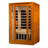 Dynamic Saunas San Marino Bluetooth Compatible FAR Infrared Sauna with Remote Control in Hemlock