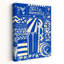 «Salty Summer Moments», impression de palmier abstrait-1304652795