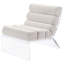 Fauteuil d'appoint rembourré sans accoudoirs Brialle-63225388