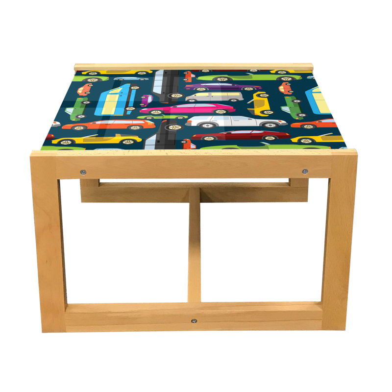 Jainam Trestle Coffee Table, 40cm H x 46.5cm W x 62cm D
