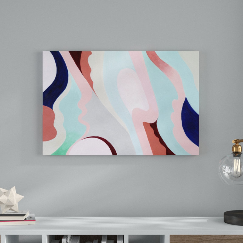 Pastel Highlands V - Painting on Canvas, 61cm H x 91cm W, Wrapped Canvas