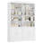Ariel 73.1"H Bookcase With Cabinets, Freestanding Cabinet With Adjustable Shelves, Wood Storage Standard Bookshelves-1429297816