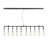 10 - Light Wrought Iron Kitchen Island Pendant