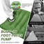 Matelas de camping gonflable 6 "avec oreiller et pompe à pied, matelas de camping compact avec sac de transport