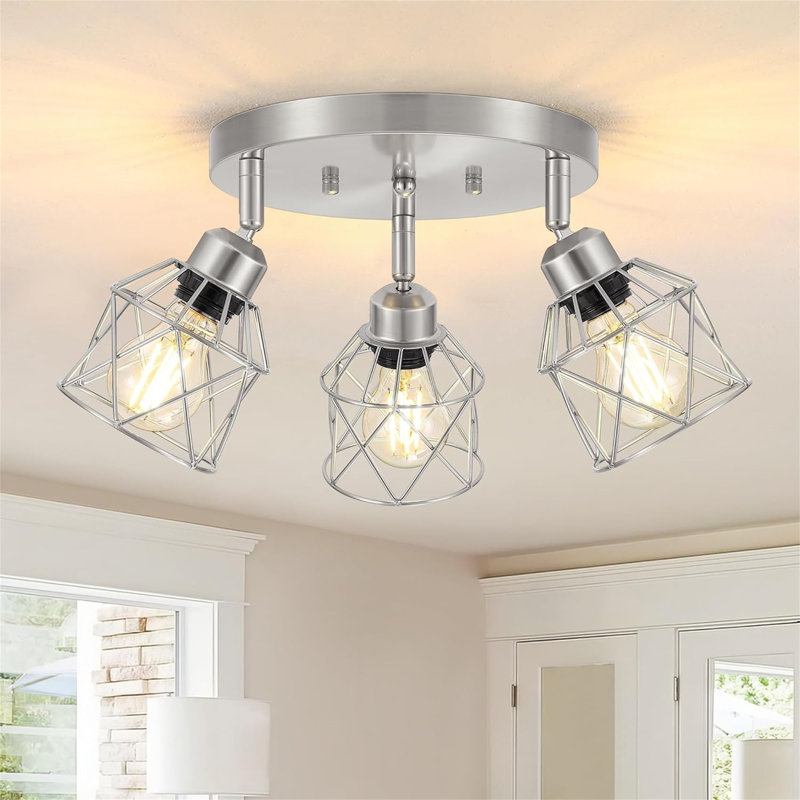 Directionnel et projecteur, Argent, Trois lumières
