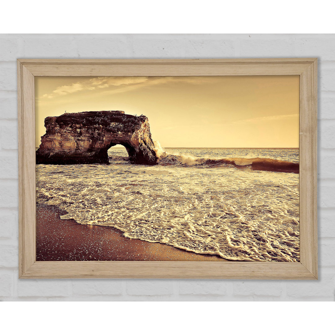 Gerahmtes Wandbild Beach Arch