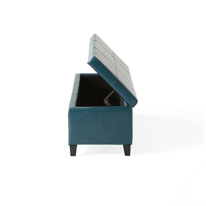 GLOUSTER RANGEMENT OTTOMAN V2, Sarcelle