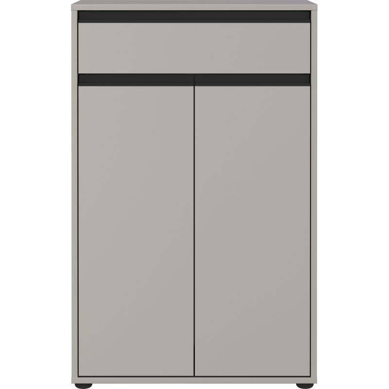 Beedon Tilt Protection Bathroom Cabinet, Silver colors
