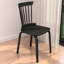 Chaise de salle à manger à dossier à lattes Windsor-829191768