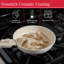 8pc Cookware Set With Handle, Cream