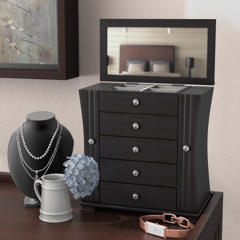 Wood Jewelry Box +, Espresso