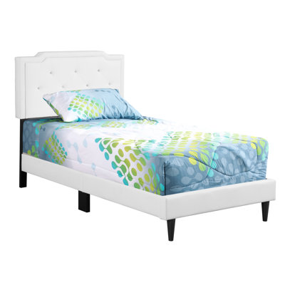 Deb Twin Box Spring Bed, White