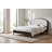 Seabrook Wood Bed with Upholstered Headboard-120463906-124538951