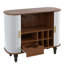 Buffet avec porte-bouteilles et porte-verres-129687753