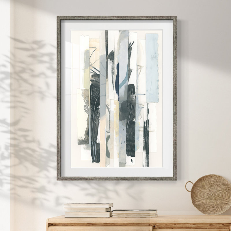 Papier stratifié I - impression encadrée, Vieilli, H 25,5 po x l 17,5 po