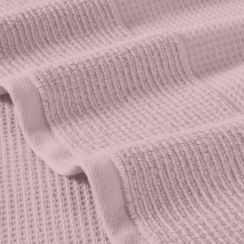 Ensemble de serviettes modernes en coton gaufré 6 pièces Modern, Pétale