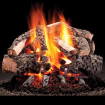 Vented Gas Logs With Remote | Wayfair