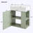 Modern Floating Bathroom Vanity with Ceramic Basin