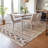 Machine Washable Indoor/Outdoor Boruta ACN2244 Navajo Rug-1827749403