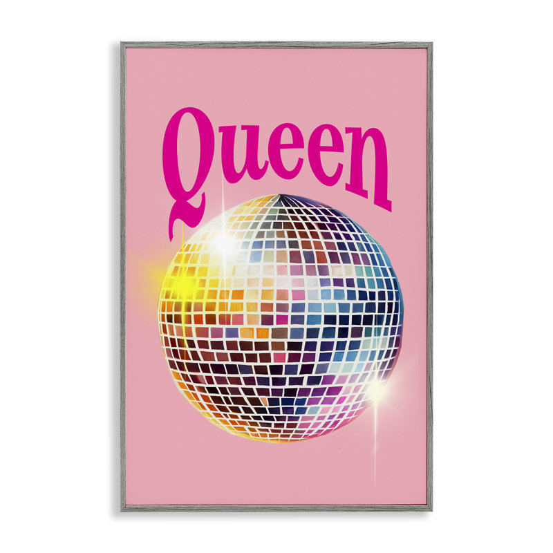 Sparkling Disco Queen, estampe numérique par Elizabeth Medley, Estampe numérique Farmhouse, H 30 po x l 20 po
