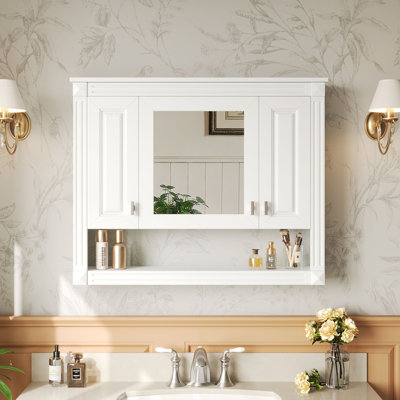 Armoire murale 35 po avec miroir