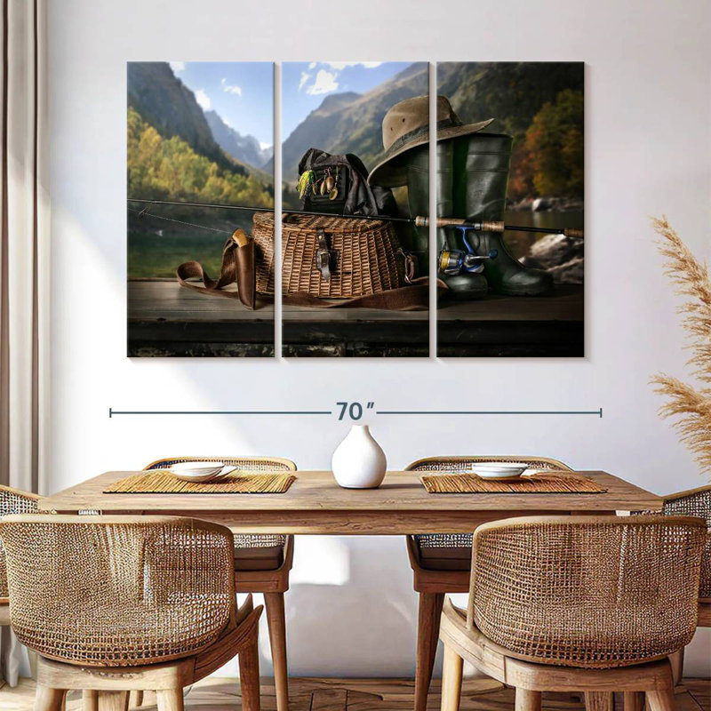 Senne Fishing Time, 36" H x 57" W