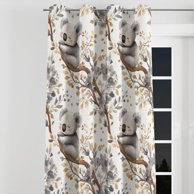 Kids Animals Window curtains - Wildlife Bosede Grommet Curtain - 1 Panel