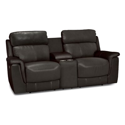 Granada 79.5"" Leather Match Pillow Top Arm Reclining Loveseat -  Palliser Furniture, 41058-68-1BSA01