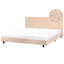 Waterbed Boucle ALBI 200 cm Beige-112315182
