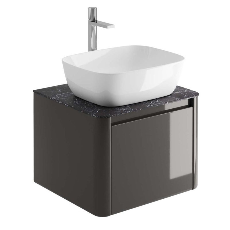 1397cm Single Bathroom Vanity Base Only in White, Titanium Grey, White