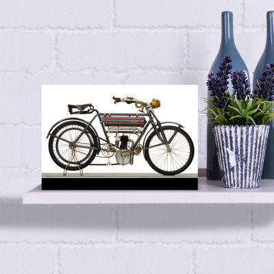 1908 Terrot Motorcycle Classic Abstract Landscape Nature Wall Art