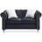Stylish Contemporary Loveseat In Black-2008260064