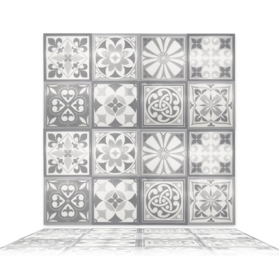 6.1 in. W x 6.1 in. L Peel and Stick Field Tile