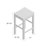 Tucker Eucalyptus Outdoor Stool