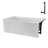 Streamline 60 in. x 30 in. Acrylic Right-Hand Drain Alcove Bathtub in Glossy White With External Drain-108298482