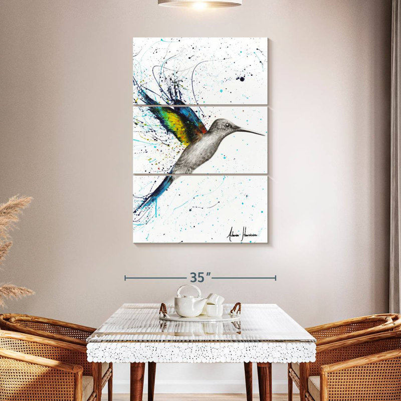 Brampt Happy Hummingbird, 50" H x 32" W
