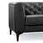 Peale 89'' Full-Grain Genuine Italian Leather Sofa-506782064