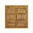 Wood Outdoor Table - Sleek & Functional, 20X20x16.18 Inches, Assembly Side Classic Look For Space, 20"X20"X16.18