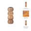 Bois, porte-votive nervuré, naturel, cylindre-417410209-403676313