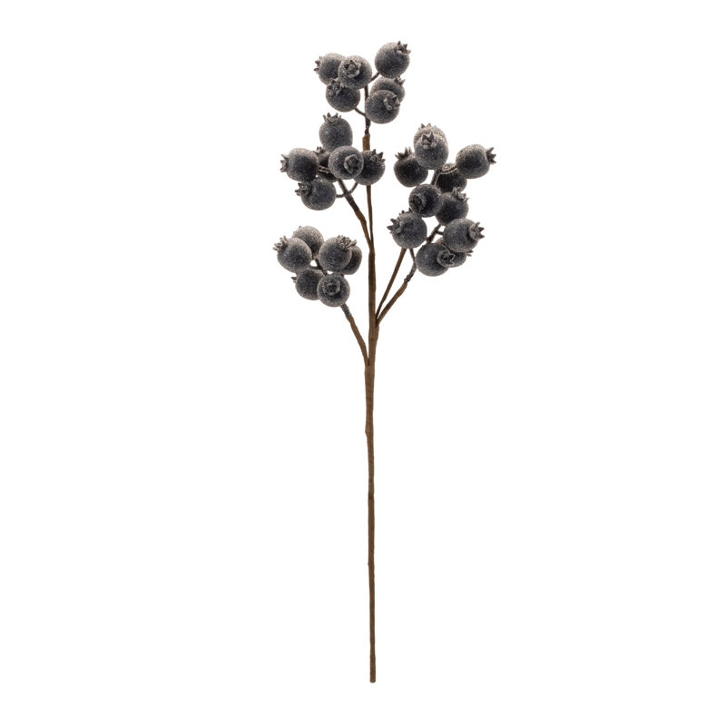 Beaded Berry, Bleu/brun, H 20,5 po x l 7 po x P 3,5 po