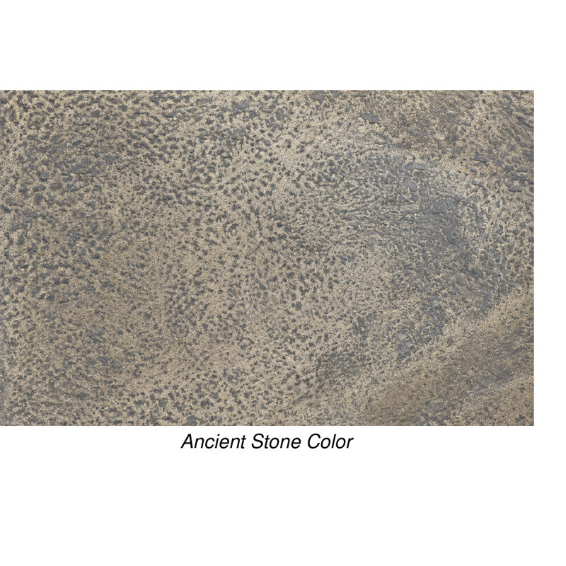 TruCast Versilia Wall Fountain with Light, Ancient Sone