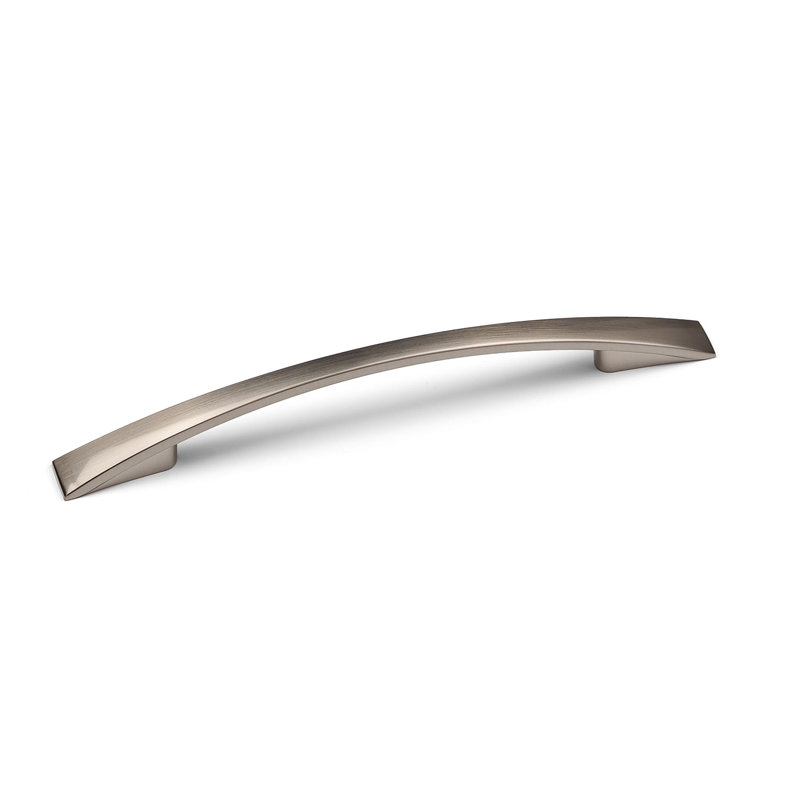 Brushed Nickel Slim Bow Handles, 128mm
